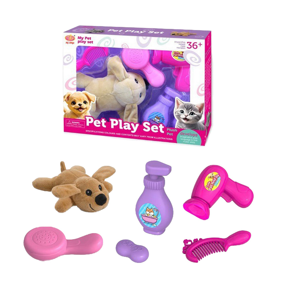 Set de veterinaria con peluche y accesorios