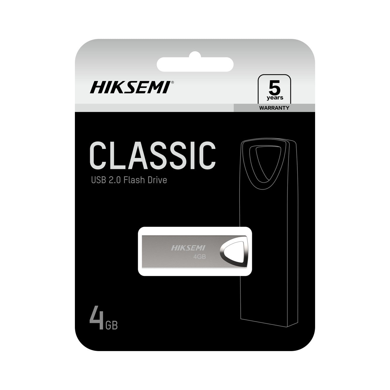 Memoria USB Metal Hiksemi 4GB 2.0 HS-USB-M200