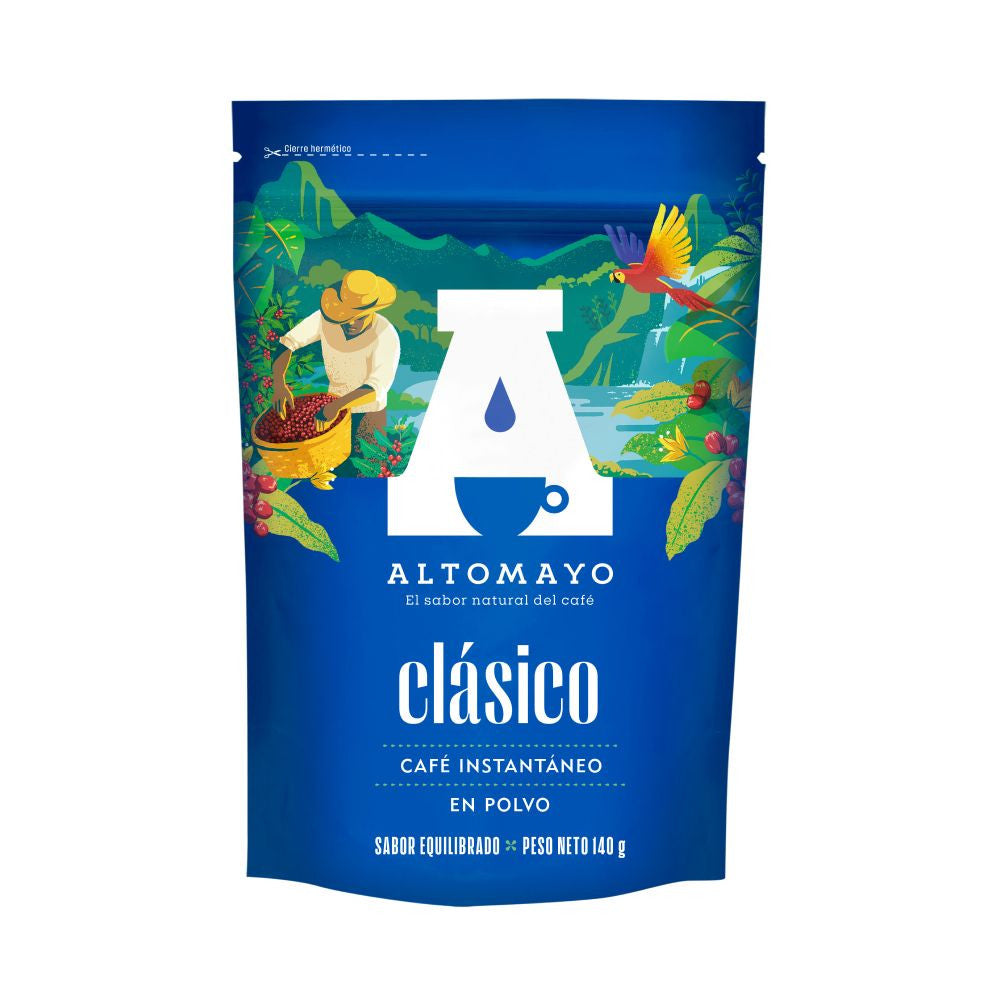 Cafe instantaneo clasico doypack 140gr Altomayo