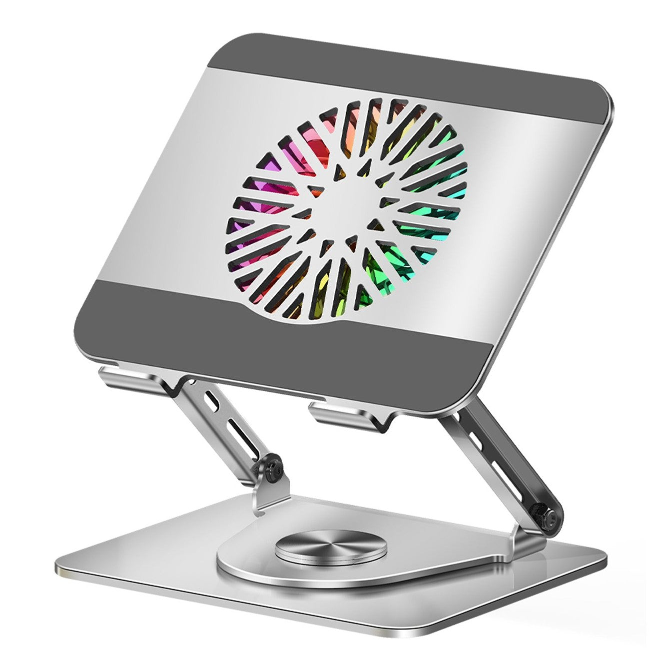 Soporte plegable giratorio RGB para notebook