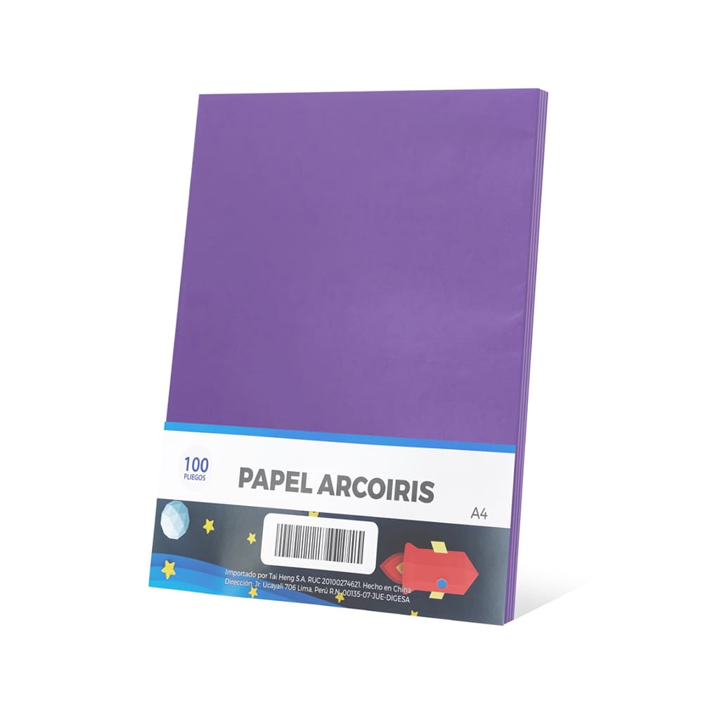 Papel Bond Morado Apolo