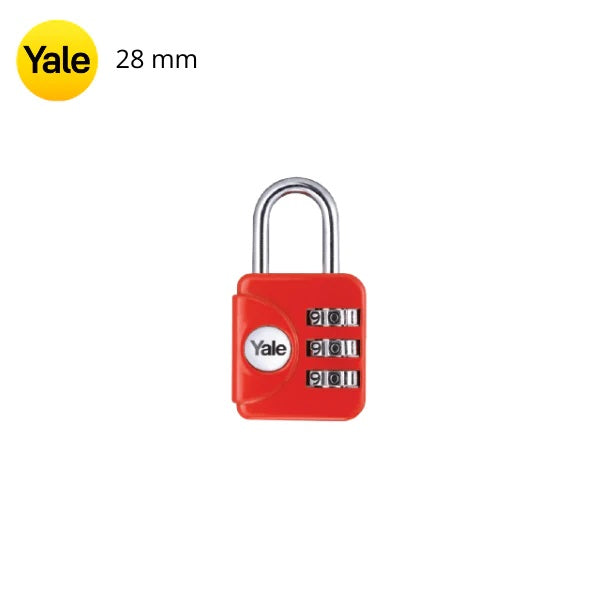 Candado Yale combinación rojo YP1 Yale