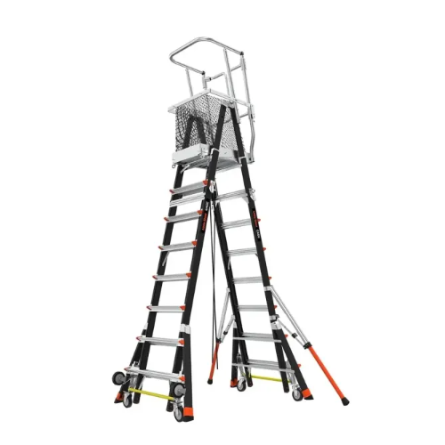 Escalera con jaula de 8 a 14 pies Little Giant