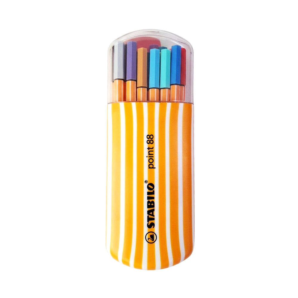 Lapiz fibra 0.4 mm point 88 estuche