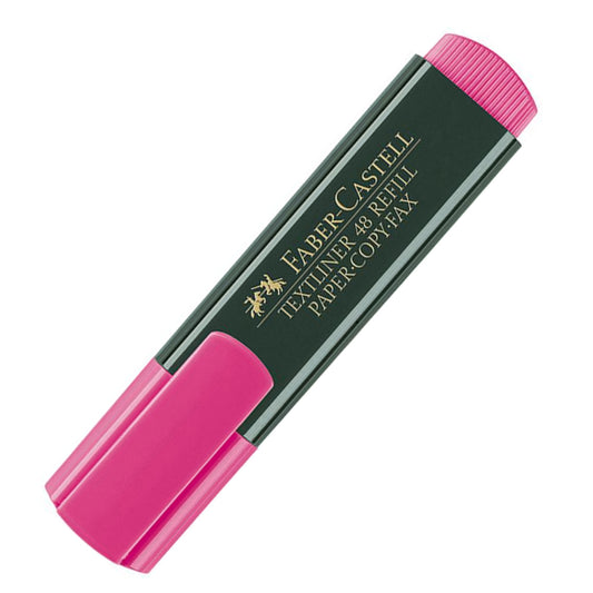 Resaltador rosado textliner 48 faber castell