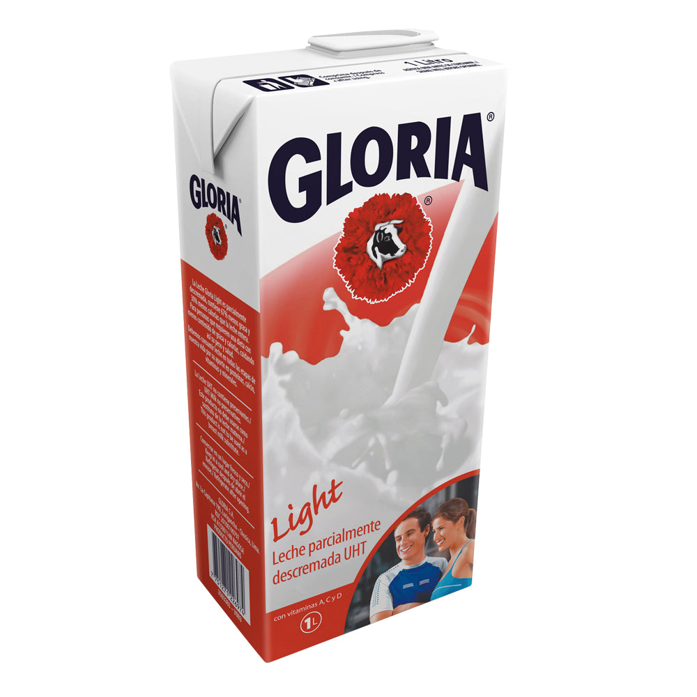 Leche light UHT 1 lt Gloria
