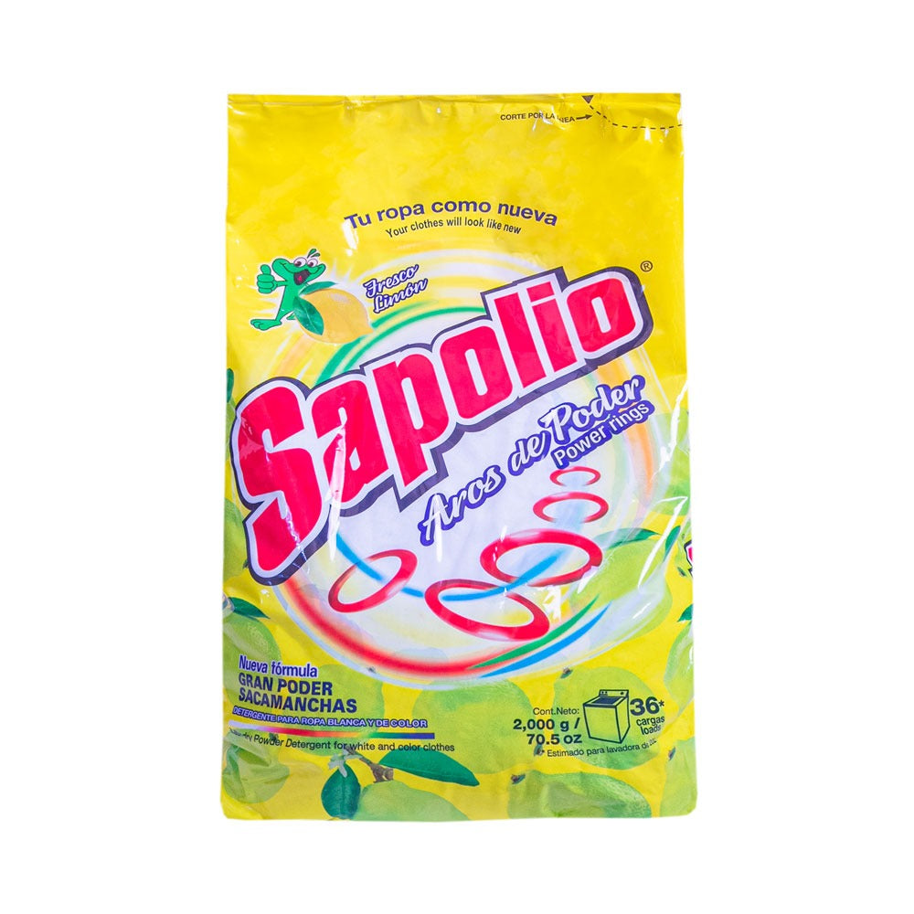 Detergente limón 2000 gr Sapolio