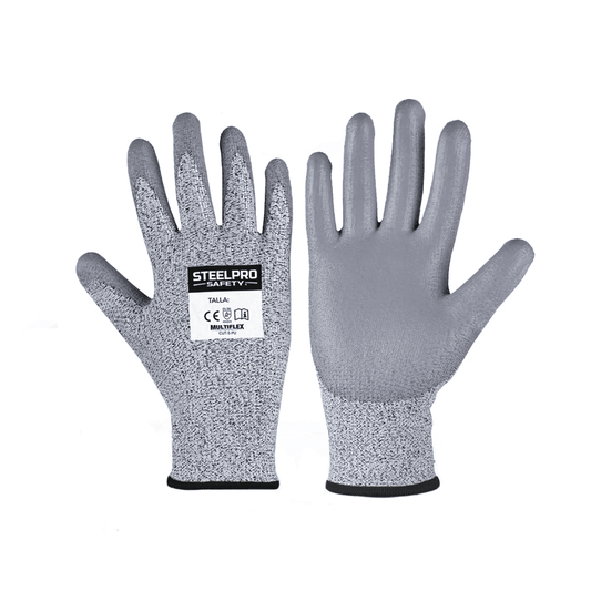 Guantes multiflex CUT-5 talla L x par Steelpro