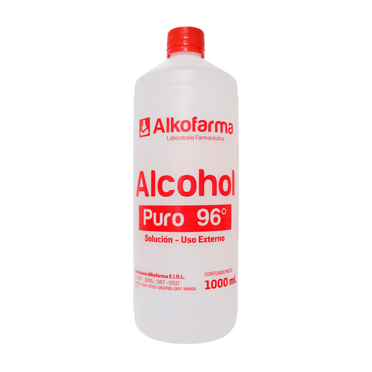 Alcohol puro de 96 x 1 Lt