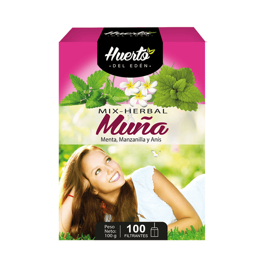 Muña caja x 100 und Huerto del eden