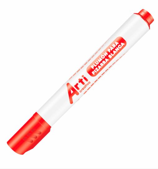 Plumón punta gruesa rojo 123 Arti Creativo