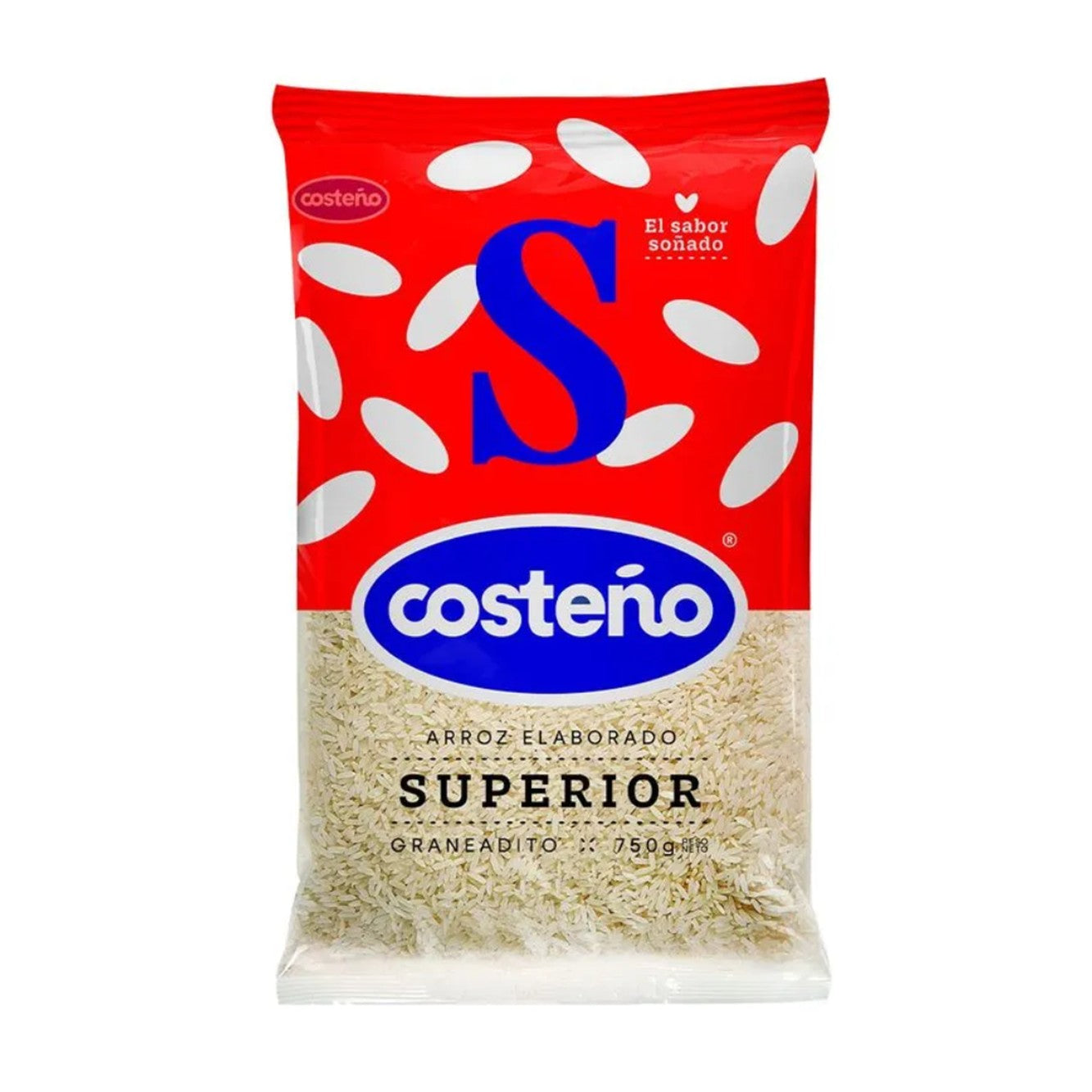 Arroz superior rojo x 750 gr Costeño