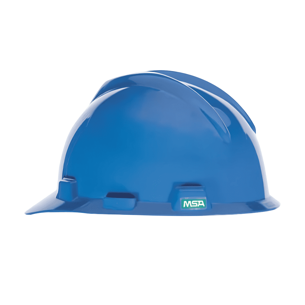 Casco V-Gard jockey con ratchet azul MSA