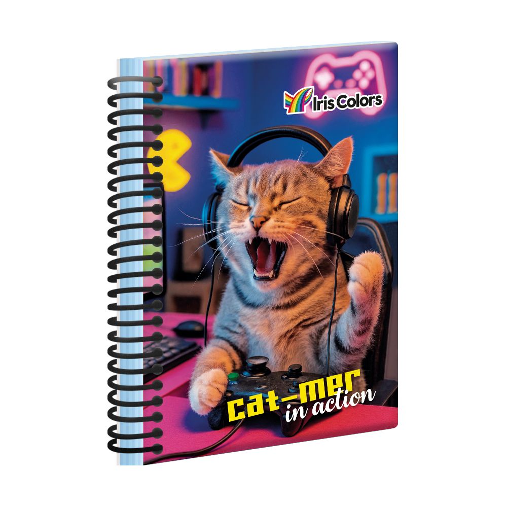 Libreta espiral cuadriculado A6 140 hojas t/cuad