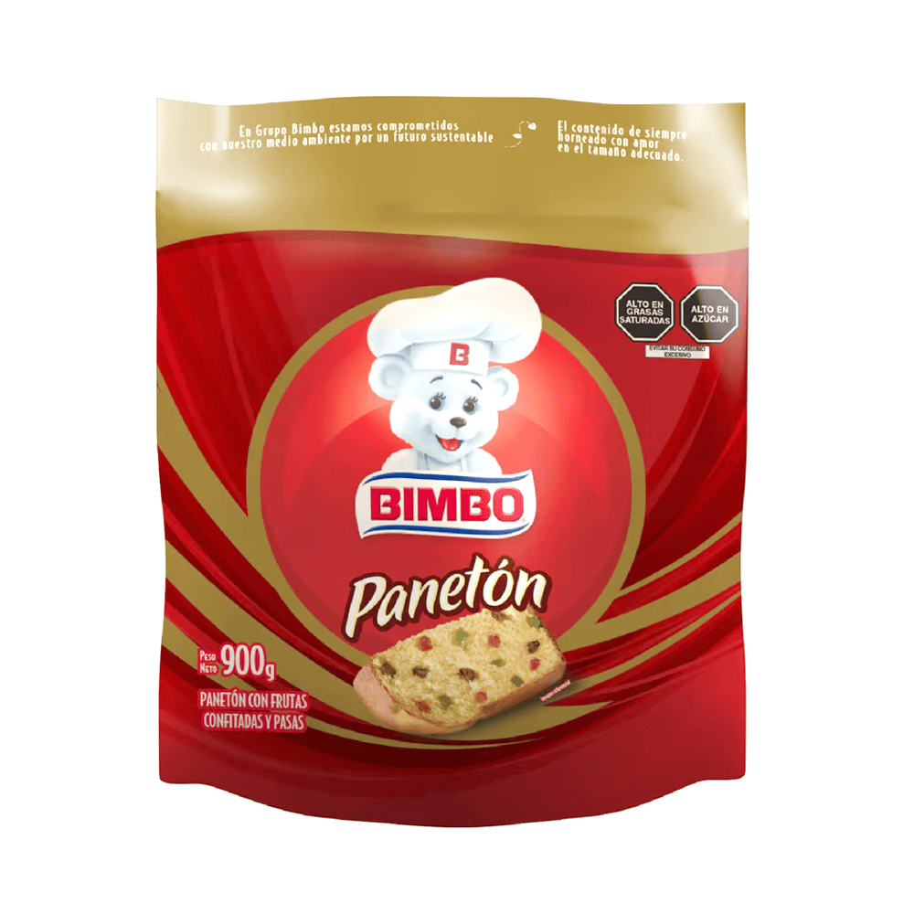Panetón bolsa 900 gr. Bimbo