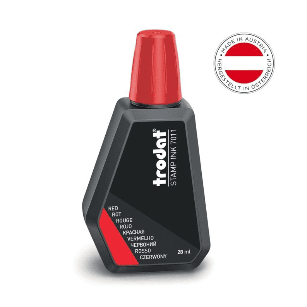 TINTA 7011 28 ML ROJO TRODAT