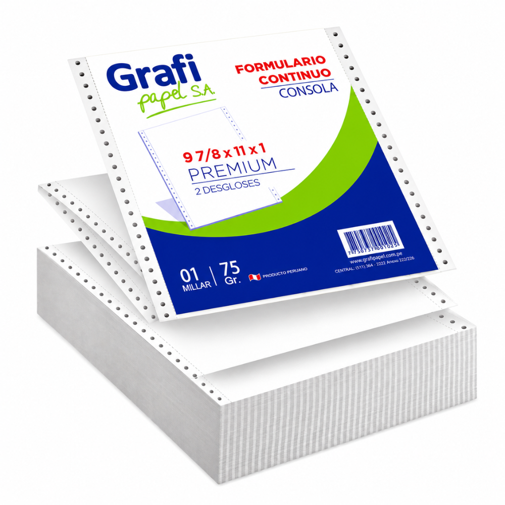 Consola 9 7/8x11x1 75gr 1 mill grafipapel