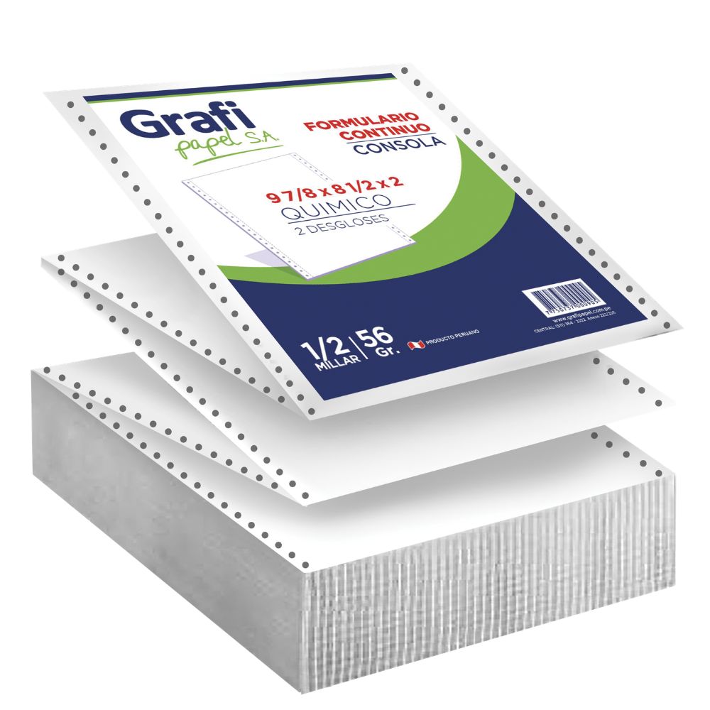 Consola aut 9 7/8x11x2 56gr 1/2 mill. Grafipapel
