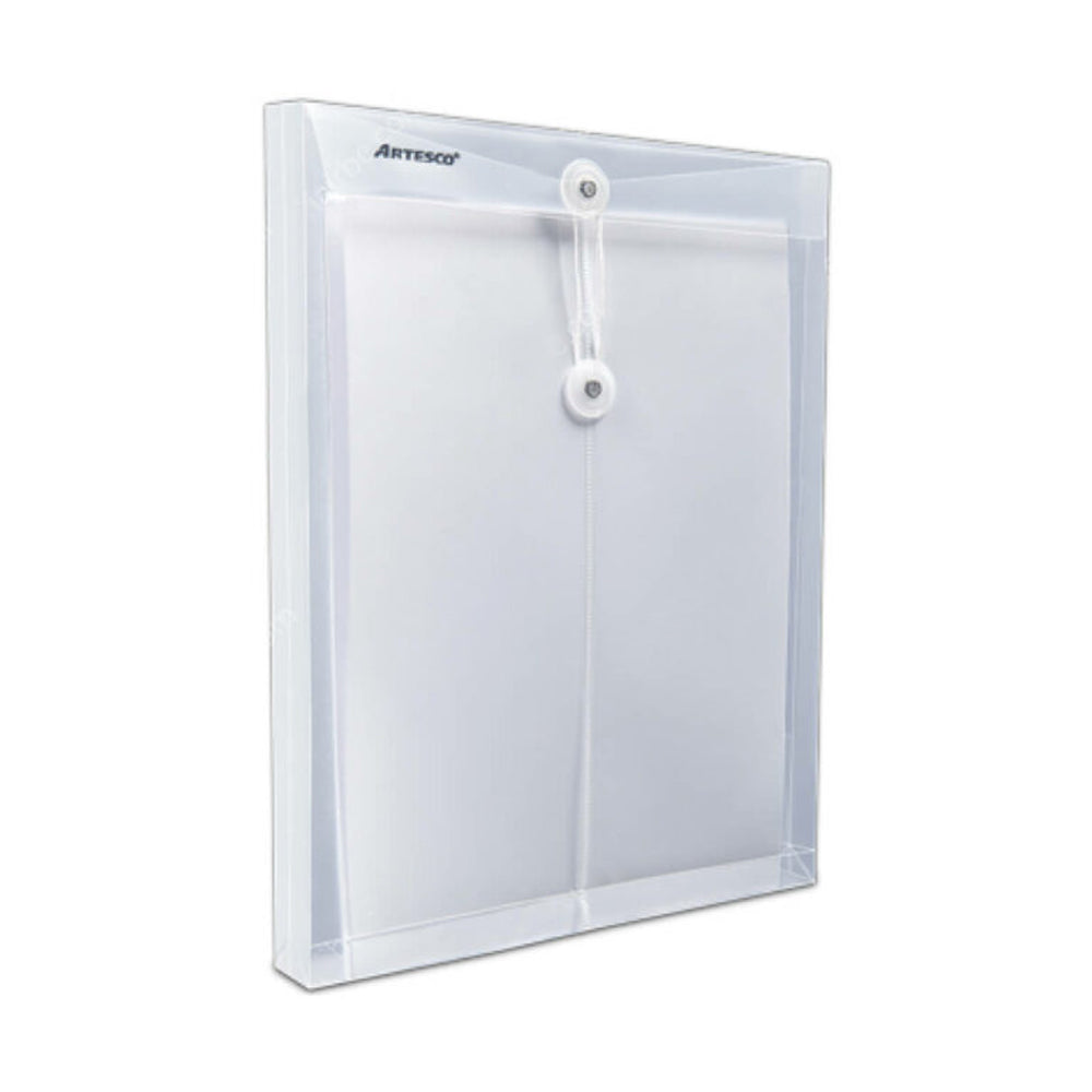 Sobre con pasador oficio transparente Artesco
