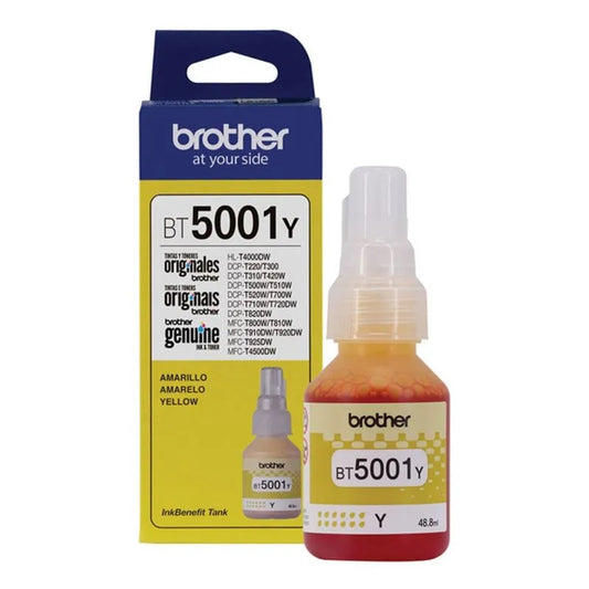 Tinta Brother BT5001Y Yellow 48.8ml Brother