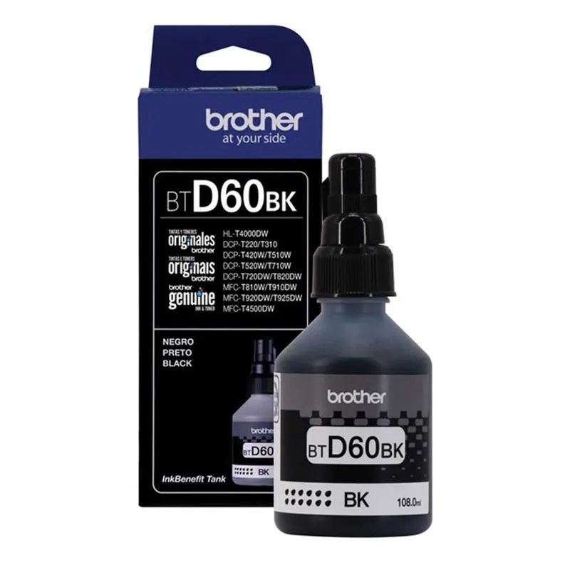 Tinta brother negra BTD60BK 108ml Brother