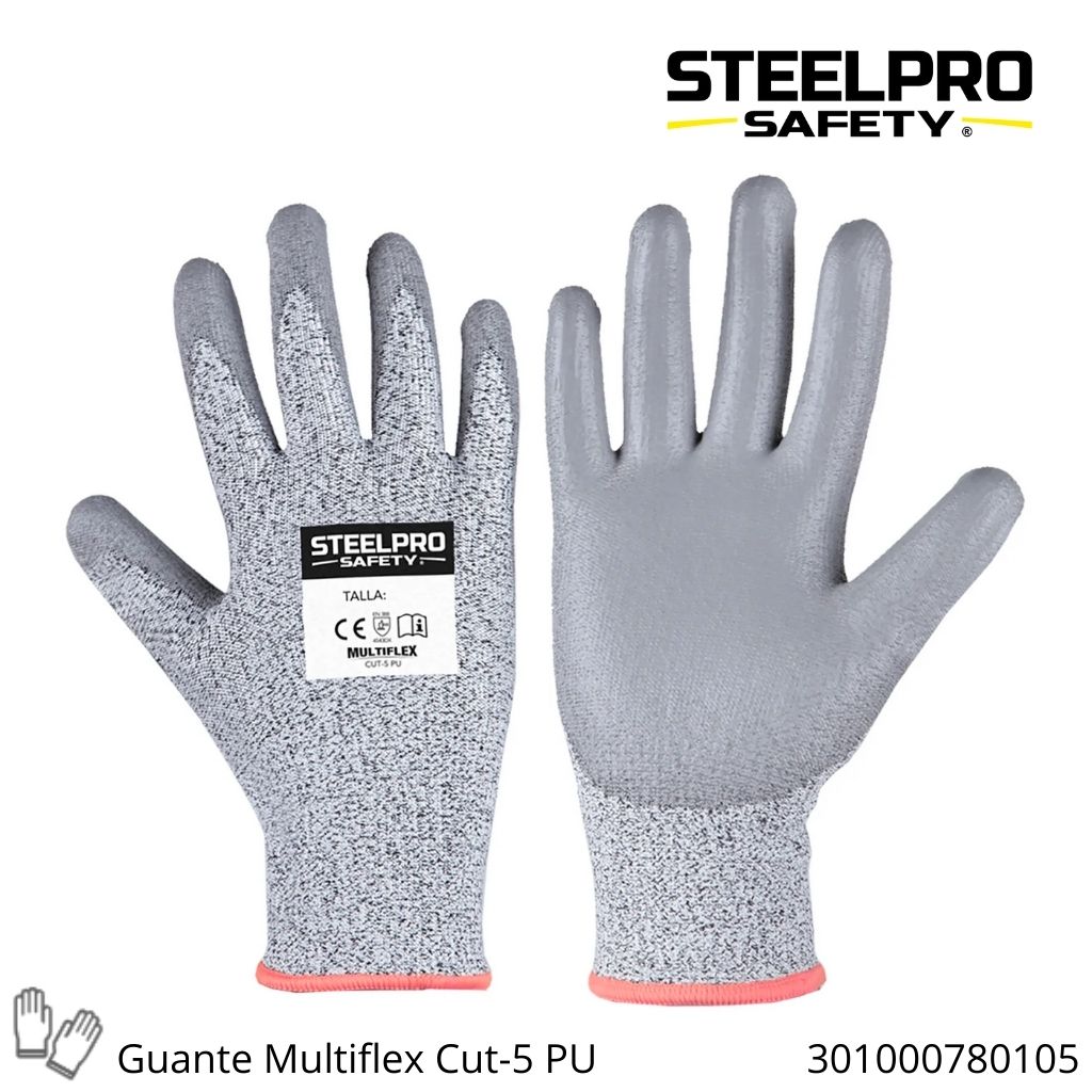 Guante Multiflex Cut-5 PU Talla M