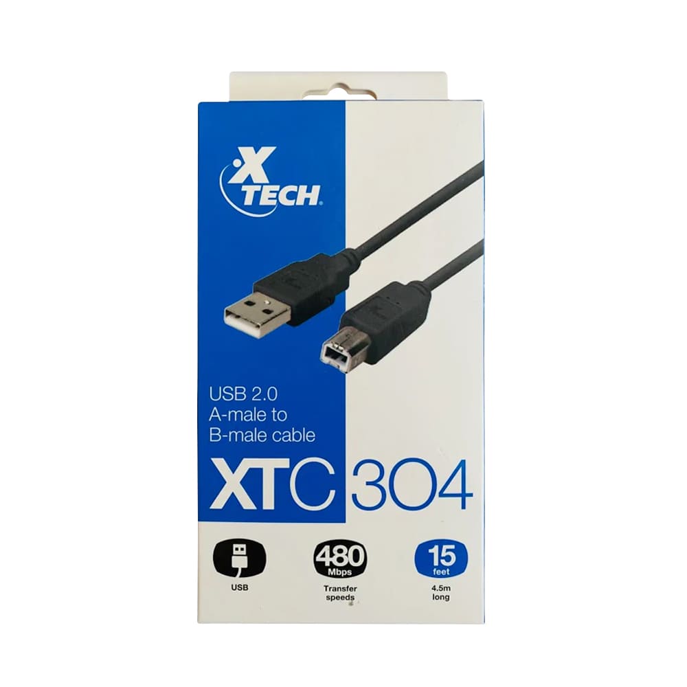 Cable de impresora usb 2.0 xtc 304