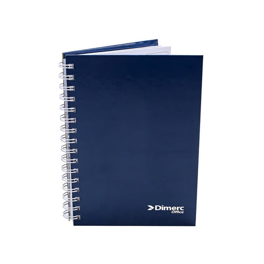Cuaderno A5 doble ring cuadriculado A5 color azul