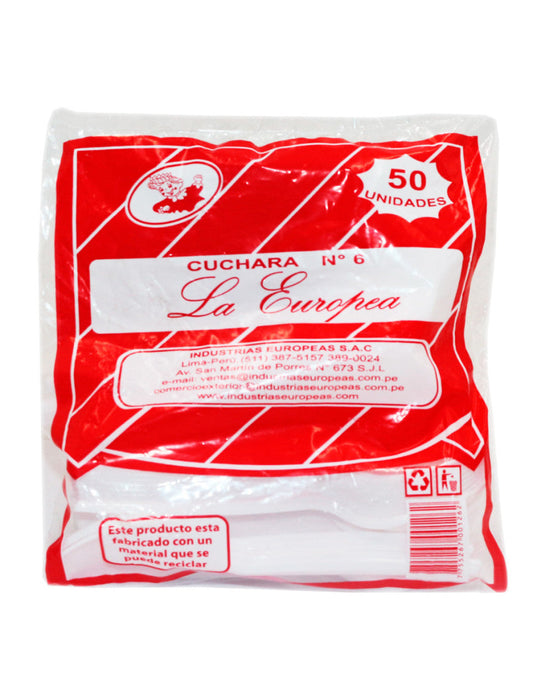 Cuchara mediana descartable x 50 unidades
