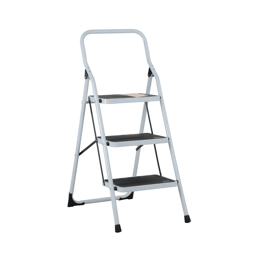 Escalera tubular plegable 3 peldaños Pretul 24120