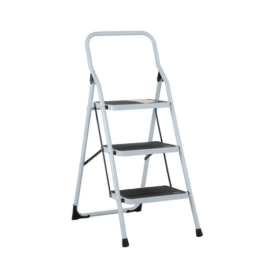 Escalera tubular plegable 3 peldaños Pretul 24120