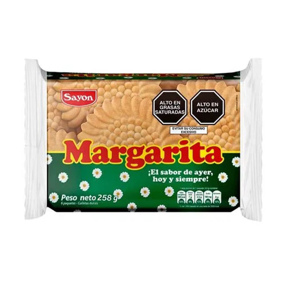 Galleta Margarita 43 gr pack x 6 und Sayon