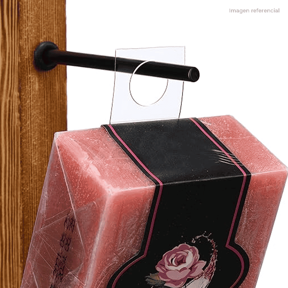 Hang tab circular transparente 2.5 cm x 5 cm caja 1000 und 3M