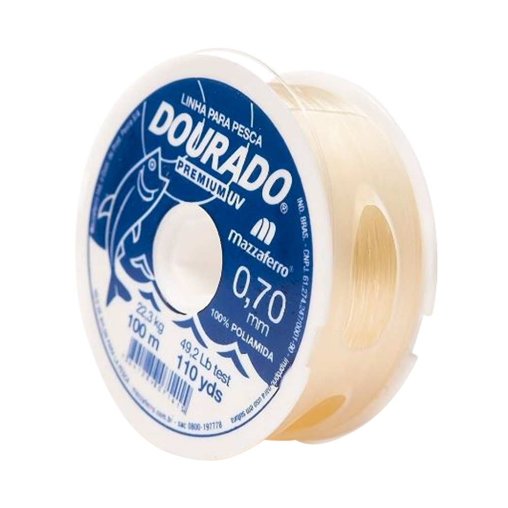 Hilo de pescar 0.7 mm x 110 yardas