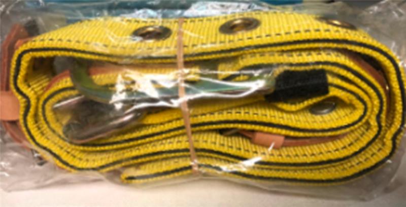 Correa portalámpara con anillo D con refuerzo