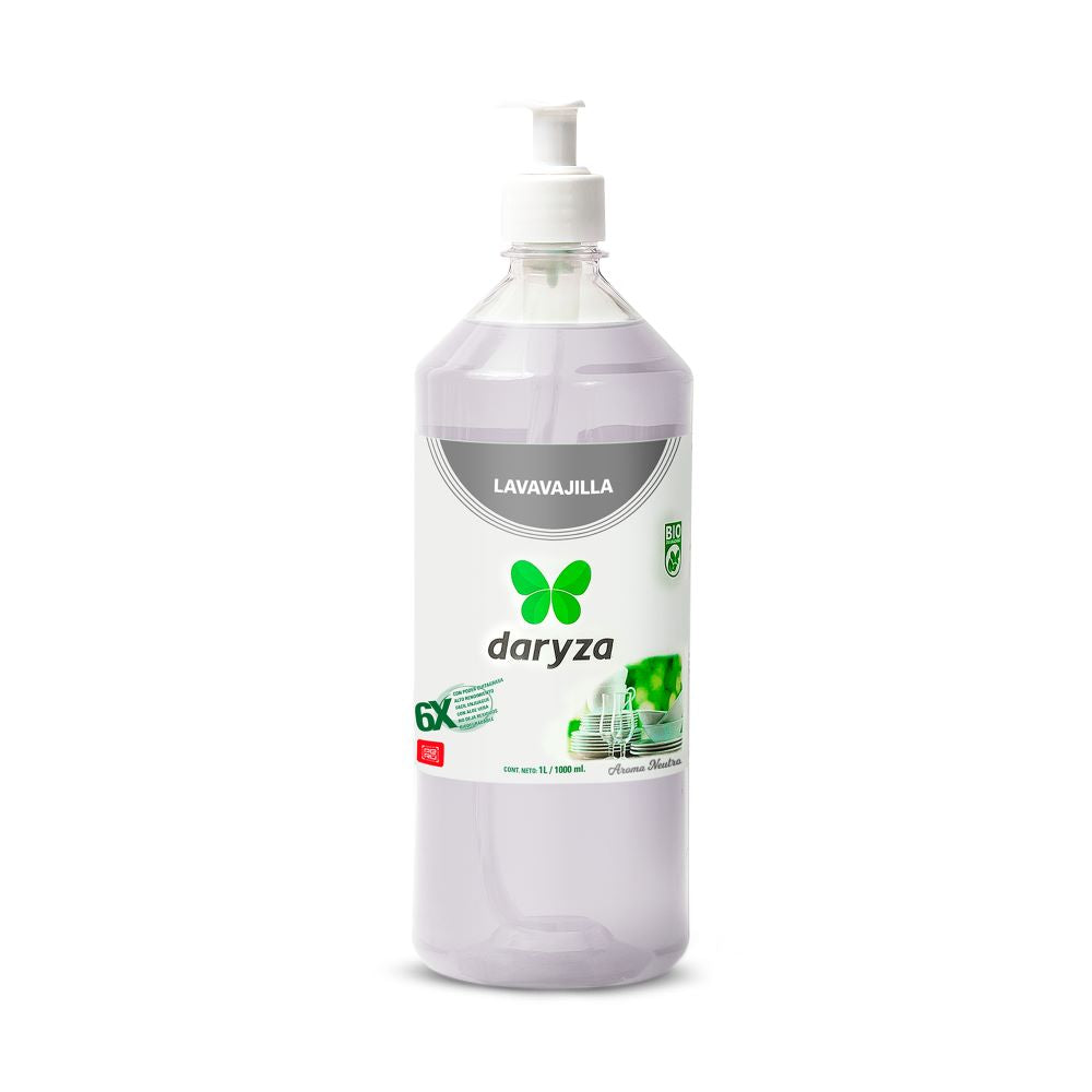 Lavavajilla líquido neutral 1L Daryza