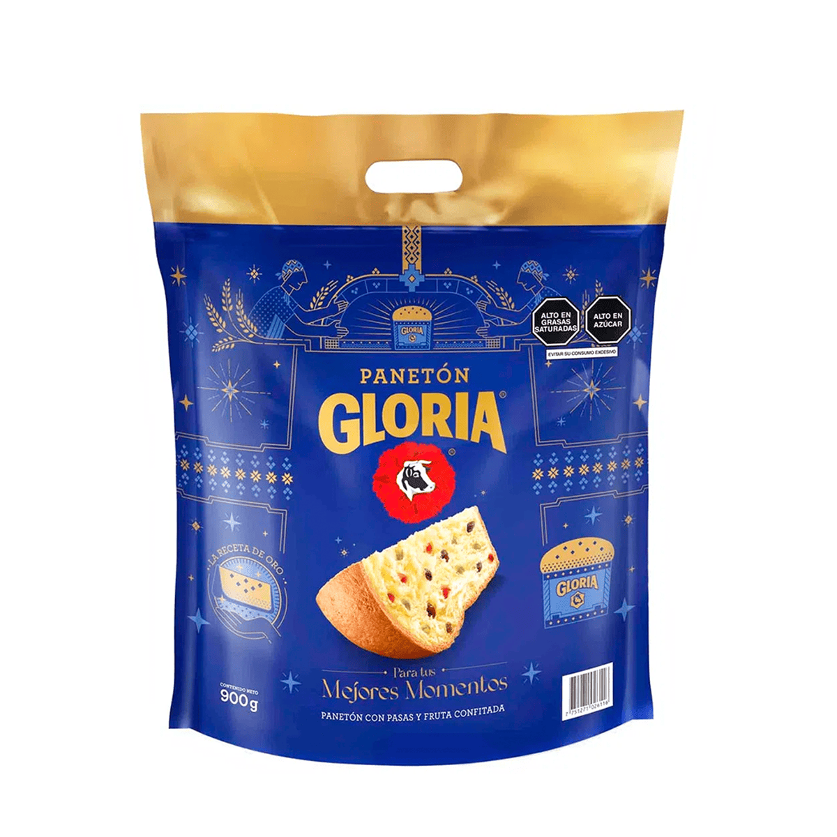 Panetón zipper 0.9 kg Gloria