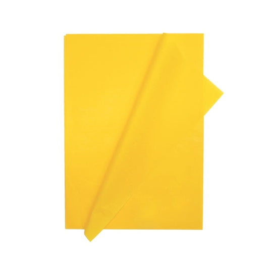 Papel seda color amarillo x 3 unidades