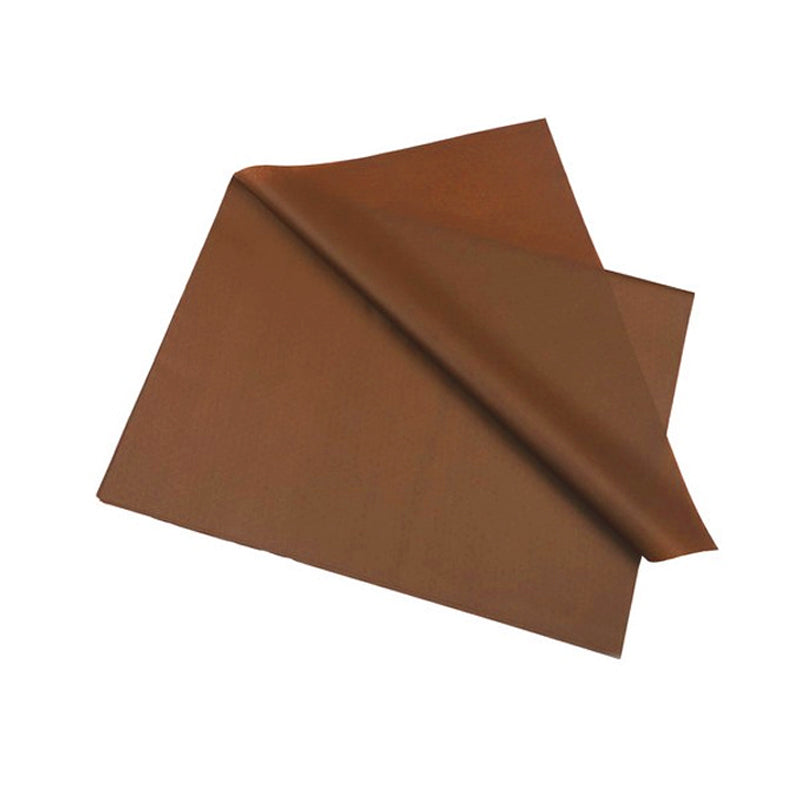 Papel seda marrón x 3 unidades