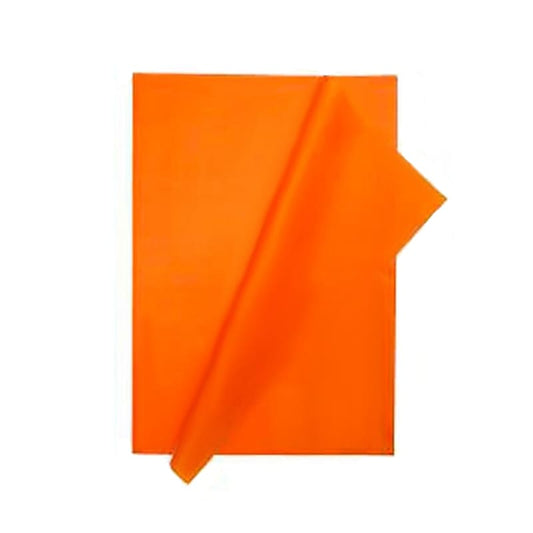 Papel seda naranja x 3 unidades