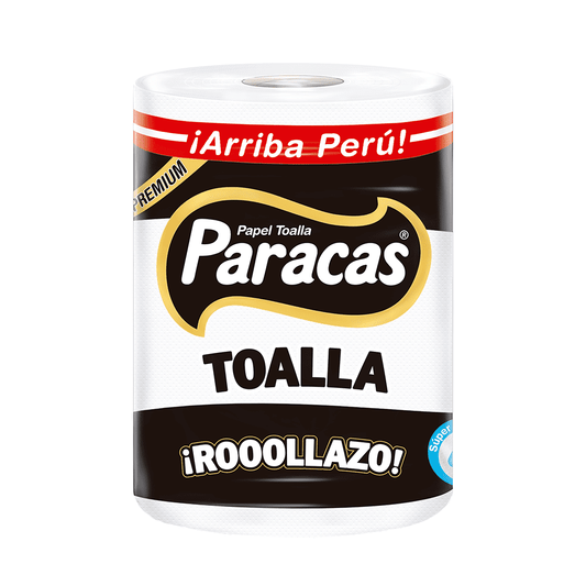 Papel toalla gold negro dob. hoja x 1 rollo Paracas