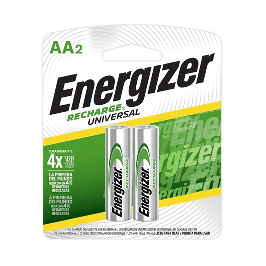 Pila recargable AA x 2und Energizer