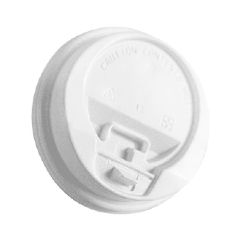 Tapas para vaso café 12 oz blanco Dasil