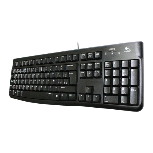 Teclado k120 usb negro logitech