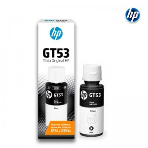 Botella de tinta HP GT53 black DJ 90 ml