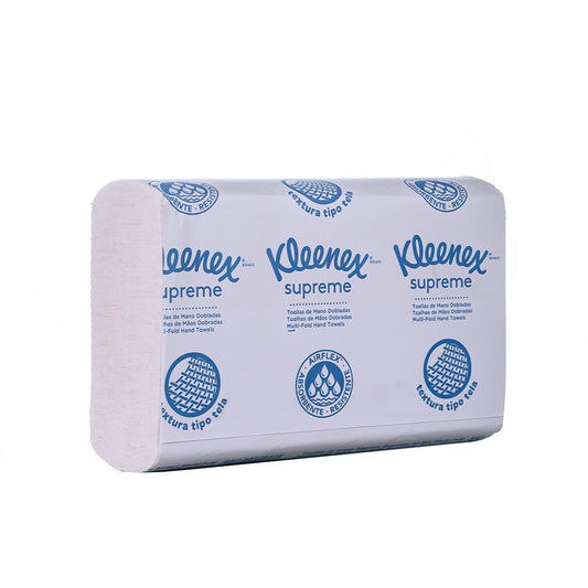 Papel toalla blanco interfoliado doble hoja x 150 hojas 40 gr Kleenex Supreme