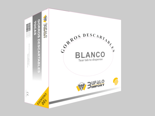 Gorros descartables x100 bufalo