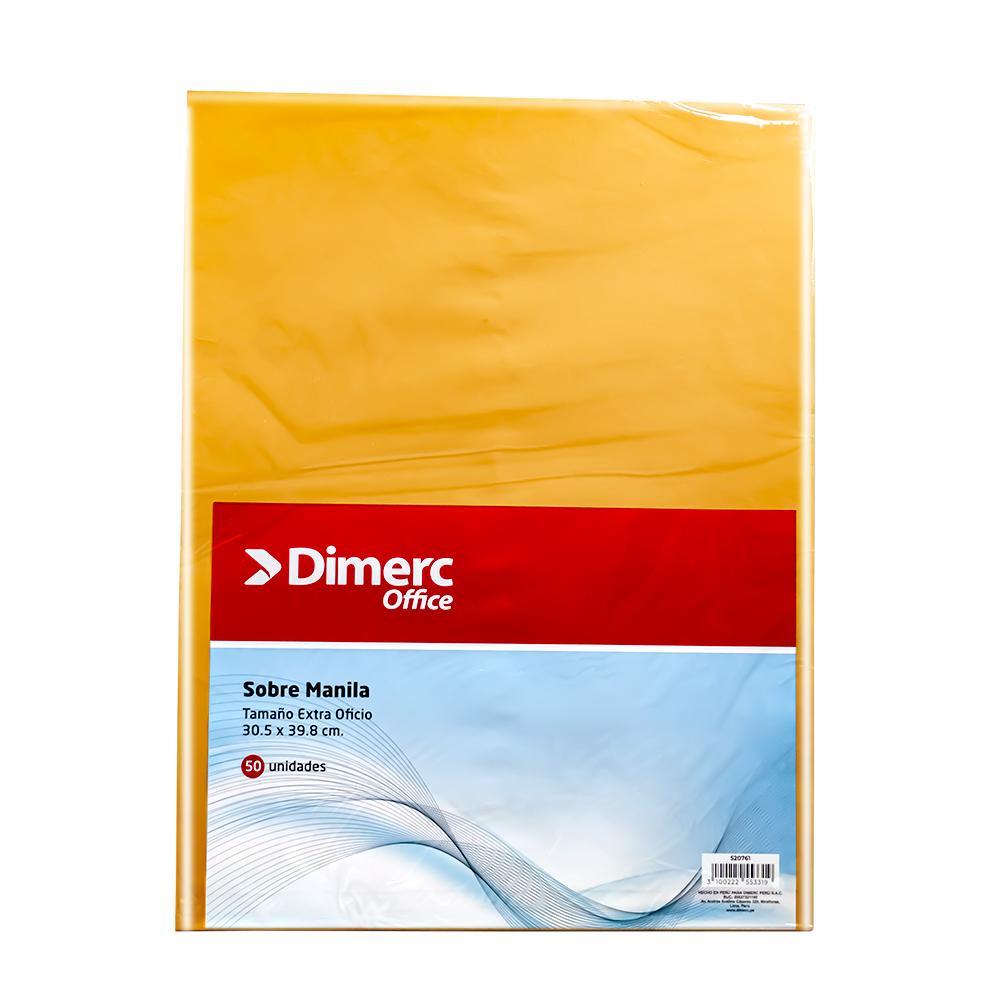 Sobre manila extra oficio x 50 unidad dimerc