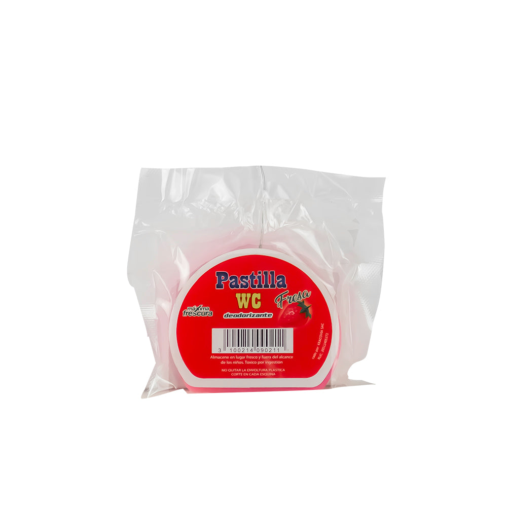 Deodorizador pastilla para inodoro fresa 60 gr multicleaner