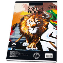 Block sketch book 25 hojas diseños surtidos Loro